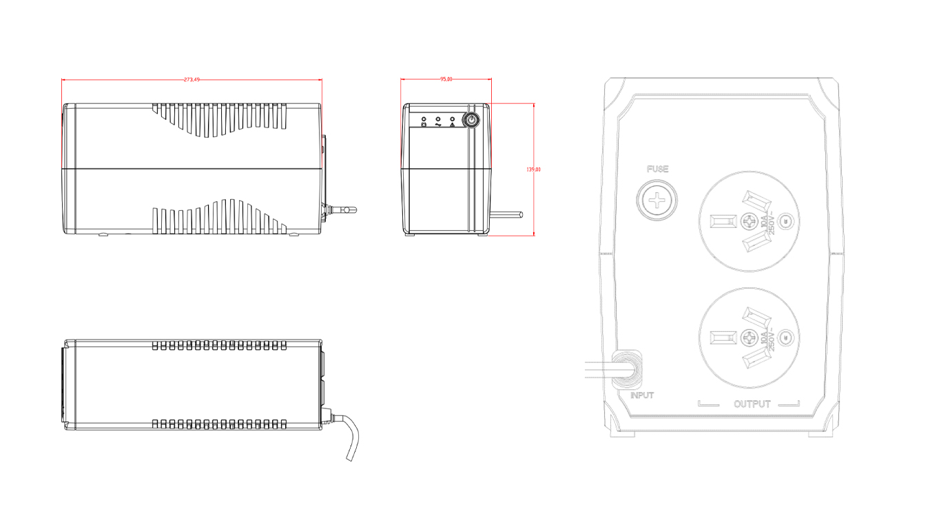 عکس ups هایک ویژن DS-UPS1000