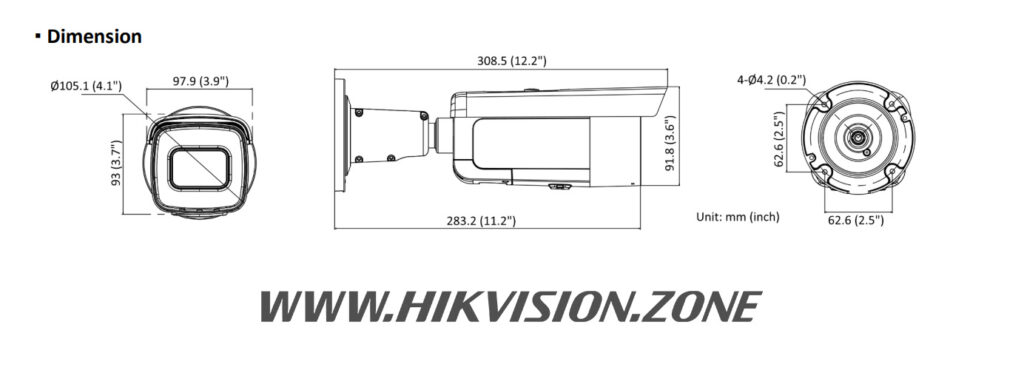 دوربین هایک ویژن DS-2CD2623G2-IZS