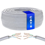 کابل شبکه Cat 6 UTP هایک طوسی